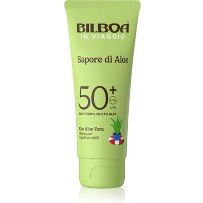 Bilboa Sapore di Aloe Travel Zonnebrandcrème met Aloe Vera SPF 50+ 75 ml Bilboa Sapore di Aloe Travel Zonnebrandcrème met Aloe Vera SPF 50+ 75 ml