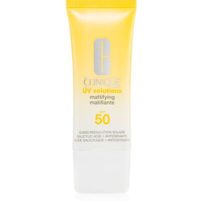 Clinique Sun UV Solutions Mattifying Sunscreen SPF 50 Zonnebrandcrème voor Gezicht met matterend effect 40 ml Clinique Sun UV Solutions Mattifying Sunscreen SPF 50 Zonnebrandcrème voor Gezicht met matterend effect 40 ml