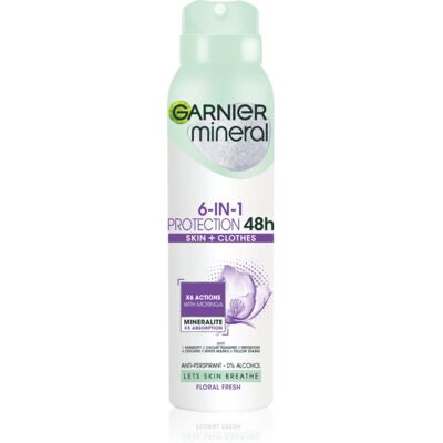 Garnier Protection5 Antiperspirant Spray - 48u Bloeiend Fris Garnier Protection5 Antiperspirant Spray - 48u Bloeiend Fris