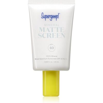 Supergoop! Mattescreen Mineraal Crème SPF 40 20 ml Supergoop! Mattescreen Mineraal Crème SPF 40 20 ml
