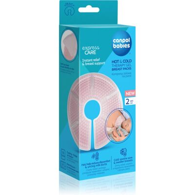 Canpol babies Hot&Cold Gel Kussentjes voor de borsten 2 st Canpol babies Hot&Cold Gel Kussentjes voor de borsten 2 st