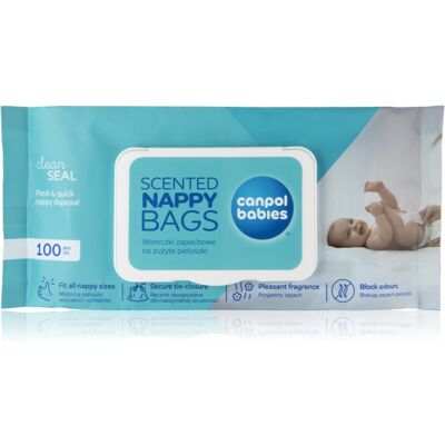 Canpol babies Scented Nappy Bags luierzakjes 100 st Canpol babies Scented Nappy Bags luierzakjes 100 st