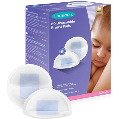 Lansinoh Wegwerp Borstvoeding Inlegkruisjes - Doos van 60 Lansinoh Wegwerp Borstvoeding Inlegkruisjes - Doos van 60