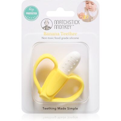 Matchstick Monkey Banana Teether bijtring 3m+ 1 st Matchstick Monkey Banana Teether bijtring 3m+ 1 st