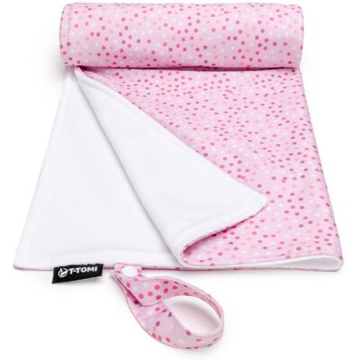 T-TOMI Luiertafel Pink Dots - 50x70cm - Reismat T-TOMI Luiertafel Pink Dots - 50x70cm - Reismat