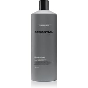 Sebastian Professional SEB MAN The Multi-tasker Shampoo voor haar, baard en lichaam 1000 ml Sebastian Professional SEB MAN The Multi-tasker Shampoo voor haar, baard en lichaam 1000 ml