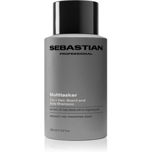 Sebastian Professional SEB MAN The Multi-tasker Shampoo voor haar, baard en lichaam 280 ml Sebastian Professional SEB MAN The Multi-tasker Shampoo voor haar, baard en lichaam 280 ml