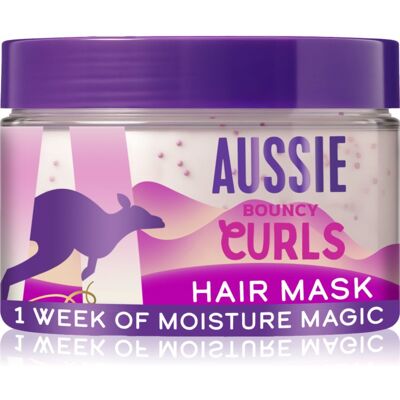 Aussie Bouncy Curls Hydraterende Masker voor krullend haar 500 ml Aussie Bouncy Curls Hydraterende Masker voor krullend haar 500 ml