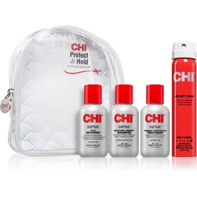 CHI Protect & Hold On The Go Styling Kit Travel-set voor het Haar CHI Protect & Hold On The Go Styling Kit Travel-set voor het Haar