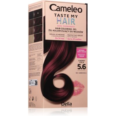 Delia Cosmetics Cameleo Taste My Hair demi-permanente haarkleuring Tint 5.6 Cherry Cola 1 st Delia Cosmetics Cameleo Taste My Hair demi-permanente haarkleuring Tint 5.6 Cherry Cola 1 st