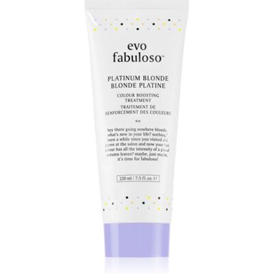 EVO Fabuloso Platina Blonde Kleurversterkende Behandeling - Haarverzorging EVO Fabuloso Platina Blonde Kleurversterkende Behandeling - Haarverzorging