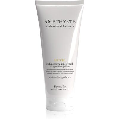 FarmaVita Amethyste Nutri Diepe Herstellende Masker voor Beschadigd, Chemisch Behandeld Haar 250 ml FarmaVita Amethyste Nutri Diepe Herstellende Masker voor Beschadigd, Chemisch Behandeld Haar 250 ml