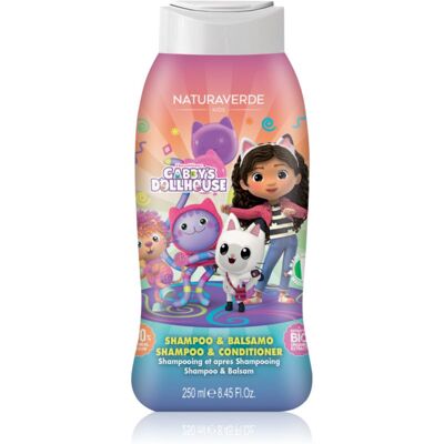 Gabby's Dollhouse Naturaverde Kids Shampoo en Conditioner voor Kinderen 250 ml Gabby's Dollhouse Naturaverde Kids Shampoo en Conditioner voor Kinderen 250 ml