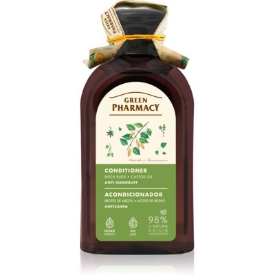 Green Pharmacy Birch Buds & Castol Oil Conditioner Conditioner tegen Roos 300 ml Green Pharmacy Birch Buds & Castol Oil Conditioner Conditioner tegen Roos 300 ml