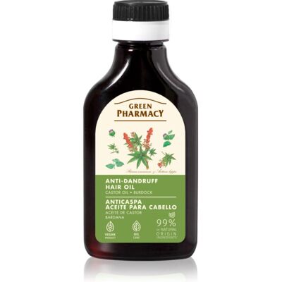 Green Pharmacy Burdock Oil Hair Oil Olie Verzorging tegen Roos 100 ml Green Pharmacy Burdock Oil Hair Oil Olie Verzorging tegen Roos 100 ml