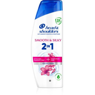 Head & Shoulders Smooth & Silky 2in1 Shampoo en Conditioner tegen Roos 400 ml Head & Shoulders Smooth & Silky 2in1 Shampoo en Conditioner tegen Roos 400 ml