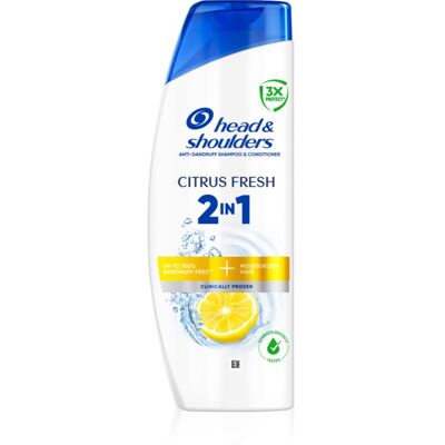 Head & Shoulders Citrus Fresh 2in1 Shampoo en Conditioner tegen Roos 400 ml Head & Shoulders Citrus Fresh 2in1 Shampoo en Conditioner tegen Roos 400 ml