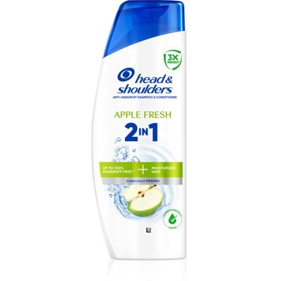 Head & Shoulders Apple Fresh 2in1 Shampoo en Conditioner tegen Roos 400 ml Head & Shoulders Apple Fresh 2in1 Shampoo en Conditioner tegen Roos 400 ml