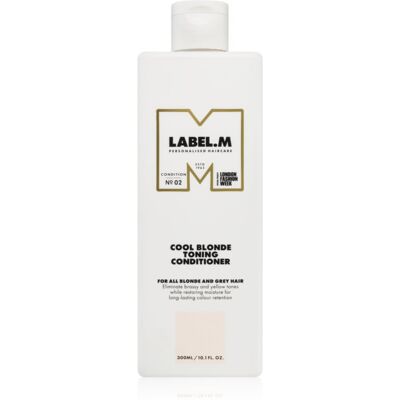 Label.m Merk Cool Blonde Toning Conditioner 300ml - Conditioner voor Blond Haar Label.m Merk Cool Blonde Toning Conditioner 300ml - Conditioner voor Blond Haar