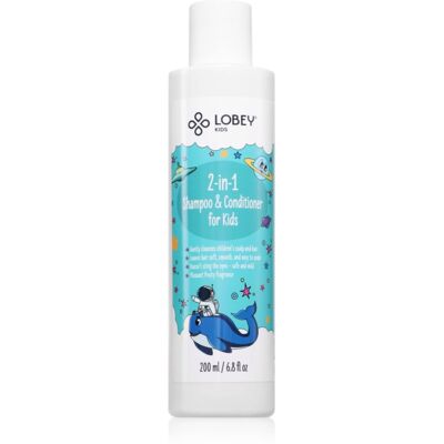 Lobey Kids Shampoo en Conditioner 2in1 voor Kinderen 200 ml Lobey Kids Shampoo en Conditioner 2in1 voor Kinderen 200 ml