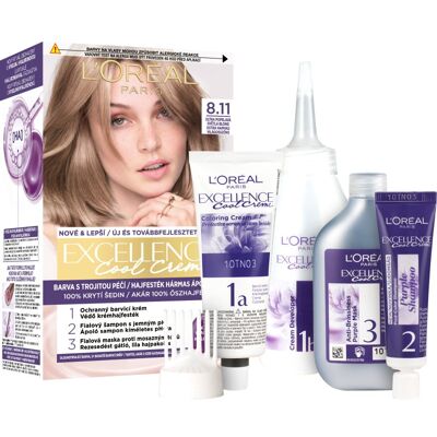 L'Oréal Paris Excellence Cool Creme Licht Asch Blond - Haarverf L'Oréal Paris Excellence Cool Creme Licht Asch Blond - Haarverf