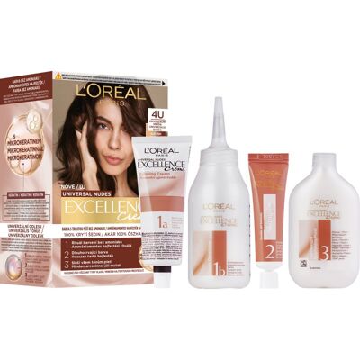 L'Oréal Paris Excellence Bruin - Haarverf - Langdurig, Grijsdekking - Haarverf L'Oréal Paris Excellence Bruin - Haarverf - Langdurig, Grijsdekking - Haarverf