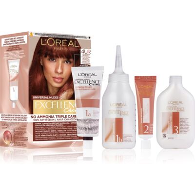 L’Oréal Paris - Excellence Creme Triple Protection Donkerrood - Haarverf voor vrouwen L’Oréal Paris - Excellence Creme Triple Protection Donkerrood - Haarverf voor vrouwen
