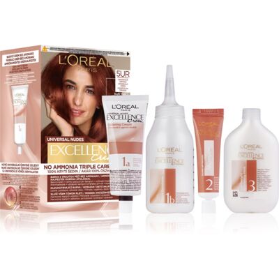 L'Oréal Paris Excellence Creme Triple Protection 5UR Universal Red - Haarverf L'Oréal Paris Excellence Creme Triple Protection 5UR Universal Red - Haarverf