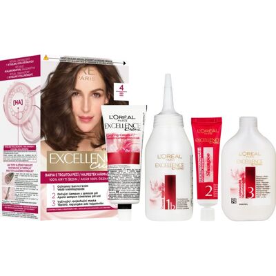 L’Oréal Paris Excellence Creme Haarkleuring Tint 4 1 st L’Oréal Paris Excellence Creme Haarkleuring Tint 4 1 st