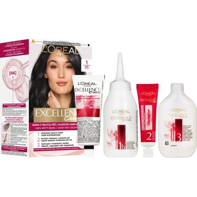 L’Oréal Paris Excellence Creme Haarkleuring Tint 1 1 st L’Oréal Paris Excellence Creme Haarkleuring Tint 1 1 st