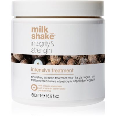 milk_shake® Integrity & Strength Intensive Treatment Intensief Masker voor Beschadigd Haar 500 ml milk_shake® Integrity & Strength Intensive Treatment Intensief Masker voor Beschadigd Haar 500 ml