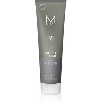 Paul Mitchell Mitch Double Hitter 2-IN-1 Shampoo & Conditioner Shampoo en Conditioner 2in1 voor Mannen 250 ml Paul Mitchell Mitch Double Hitter 2-IN-1 Shampoo & Conditioner Shampoo en Conditioner 2in1 voor Mannen 250 ml