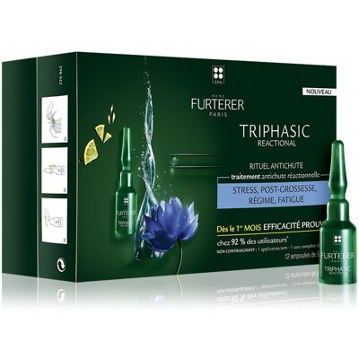 René Furterer Triphasic Reactional complexe zorg bij reactieve haaruitval 12x5 ml René Furterer Triphasic Reactional complexe zorg bij reactieve haaruitval 12x5 ml