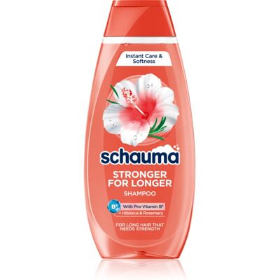 Schwarzkopf Schauma Stronger For Longer Hair Hibiscus & Rosemary - Shampoo Schwarzkopf Schauma Stronger For Longer Hair Hibiscus & Rosemary - Shampoo