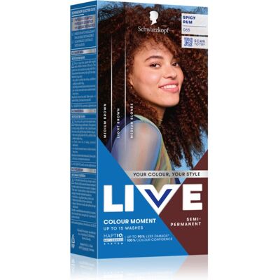 Schwarzkopf LIVE Colour Moment semi-permanente haarkleuring Tint 065 Spicy Rum 50 ml Schwarzkopf LIVE Colour Moment semi-permanente haarkleuring Tint 065 Spicy Rum 50 ml