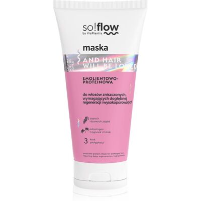 so!flow Damaged Hair Protein-Emollient Mask Versterkende Masker voor Beschadigd Haar 200 ml so!flow Damaged Hair Protein-Emollient Mask Versterkende Masker voor Beschadigd Haar 200 ml
