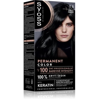 Syoss Zwarte Haarverf - Permanent Syoss Zwarte Haarverf - Permanent