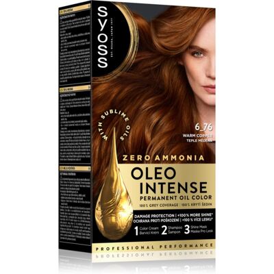Syoss Oleo Intense Warm Copper Haarverf - Haartype Syoss Oleo Intense Warm Copper Haarverf - Haartype