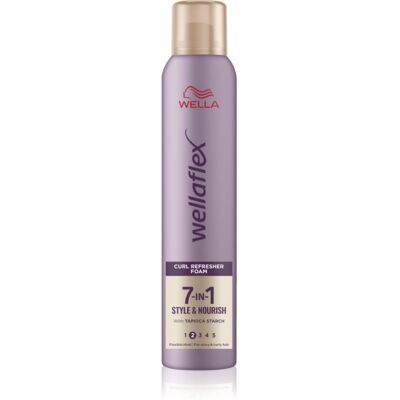 Wella Wellaflex 7in1 schuimversteviging voor extreme golven 200 ml Wella Wellaflex 7in1 schuimversteviging voor extreme golven 200 ml