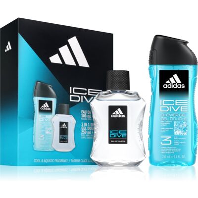 Adidas Ice Dive Gift Set voor Mannen Adidas Ice Dive Gift Set voor Mannen