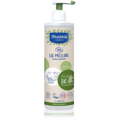 Mustela BIO Micellair Water voor Kinderen vanaf Geboorte 400 ml Mustela BIO Micellair Water voor Kinderen vanaf Geboorte 400 ml