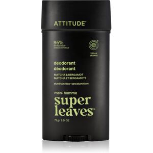 Attitude Super Leaves Men Deodorant Deodorant voor Mannen Matcha & Bergamot 75 g Attitude Super Leaves Men Deodorant Deodorant voor Mannen Matcha & Bergamot 75 g