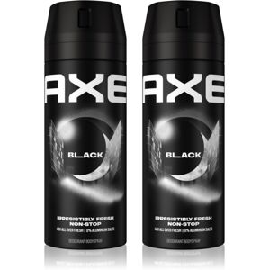 Axe Black Frozen Pear & Cedarwood Deo en bodyspray handige verpakking 2 x 150 ml Axe Black Frozen Pear & Cedarwood Deo en bodyspray handige verpakking 2 x 150 ml