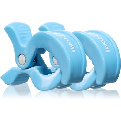T-TOMI Pastel blue Fopspeenclip - Fopspeenclip voor kinderen T-TOMI Pastel blue Fopspeenclip - Fopspeenclip voor kinderen