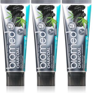 Biomed Actieve Houtskool Tandpasta - Natuurlijke Wittering, 3-pack Biomed Actieve Houtskool Tandpasta - Natuurlijke Wittering, 3-pack