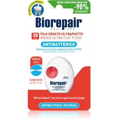 Biorepair Dental Floss Waxed Ultra Flat Wax Flossdraad voor Gevoelige Tanden Red 30 m Biorepair Dental Floss Waxed Ultra Flat Wax Flossdraad voor Gevoelige Tanden Red 30 m