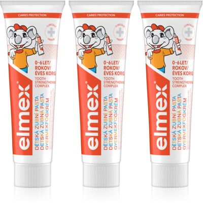 Elmex Kindertandpasta - Voorkomt gaatjes 3x50ml Elmex Kindertandpasta - Voorkomt gaatjes 3x50ml