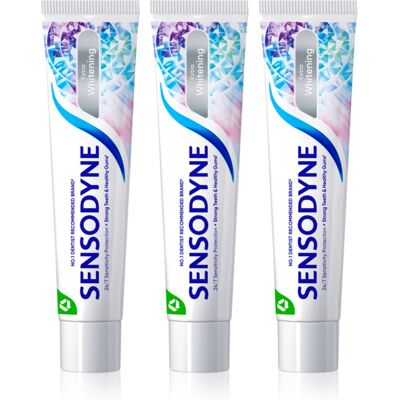 Sensodyne Extra Whitening Whitening Tandpasta met Fluoride voor Gevoelige Tanden 3x75 ml Sensodyne Extra Whitening Whitening Tandpasta met Fluoride voor Gevoelige Tanden 3x75 ml