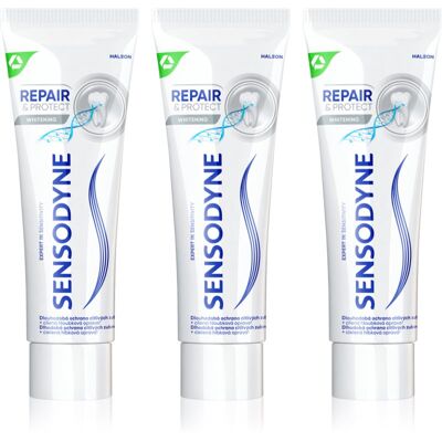 Sensodyne Repair & Protect Whitening Whitening Tandpasta voor Gevoelige Tanden 3x75 ml Sensodyne Repair & Protect Whitening Whitening Tandpasta voor Gevoelige Tanden 3x75 ml