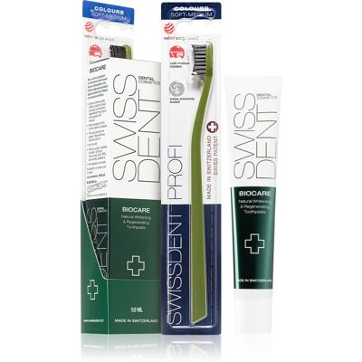 Swissdent Biocare Combo Pack - Tandenpasta & Tandenborstel Swissdent Biocare Combo Pack - Tandenpasta & Tandenborstel